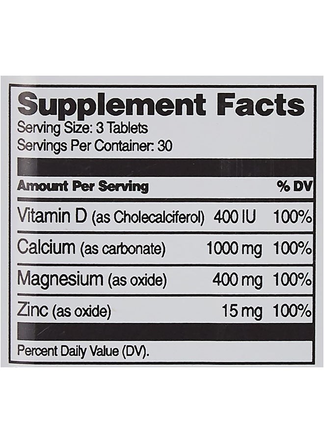 21st Century Cal Mag Zinc+D 90 Tablets - Image 4